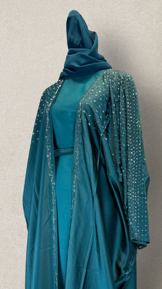 Emerald Dusk Abaya