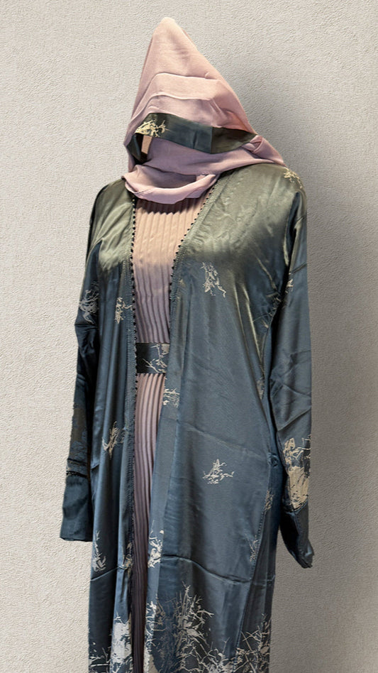 Zahra Sea Green Abaya