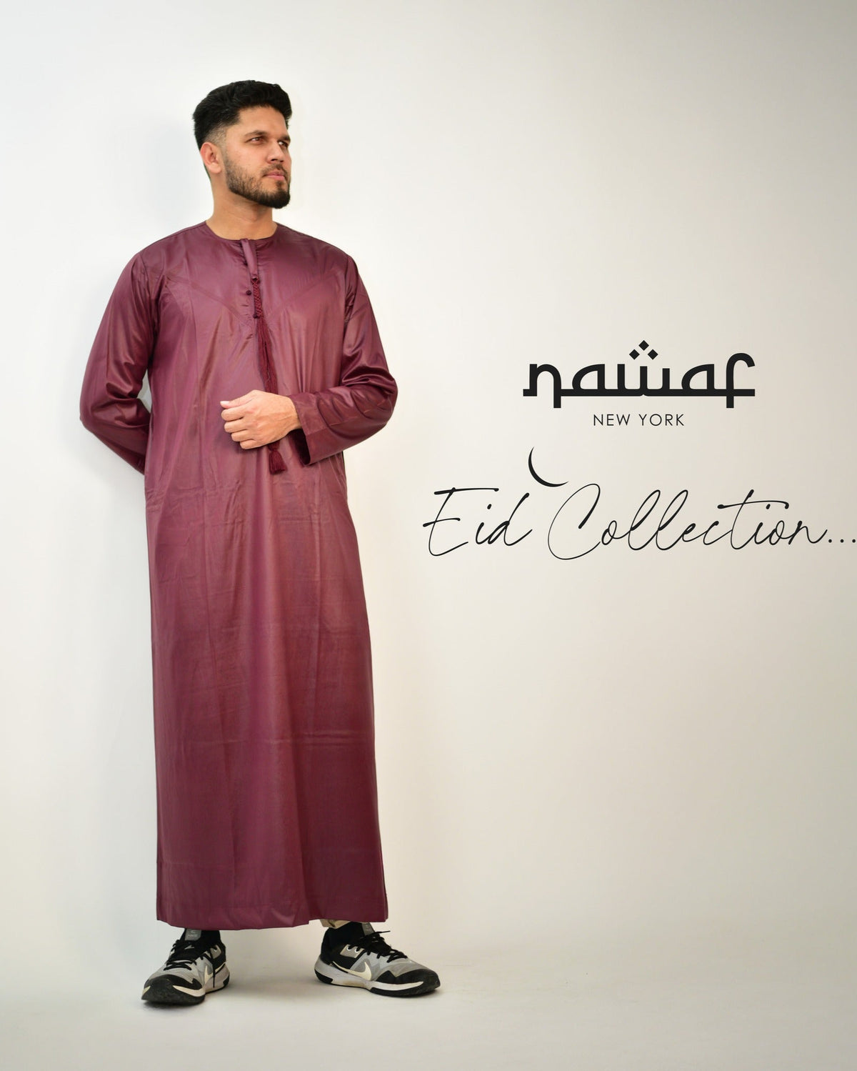 Emaar Thobe – Maroon with Tassel