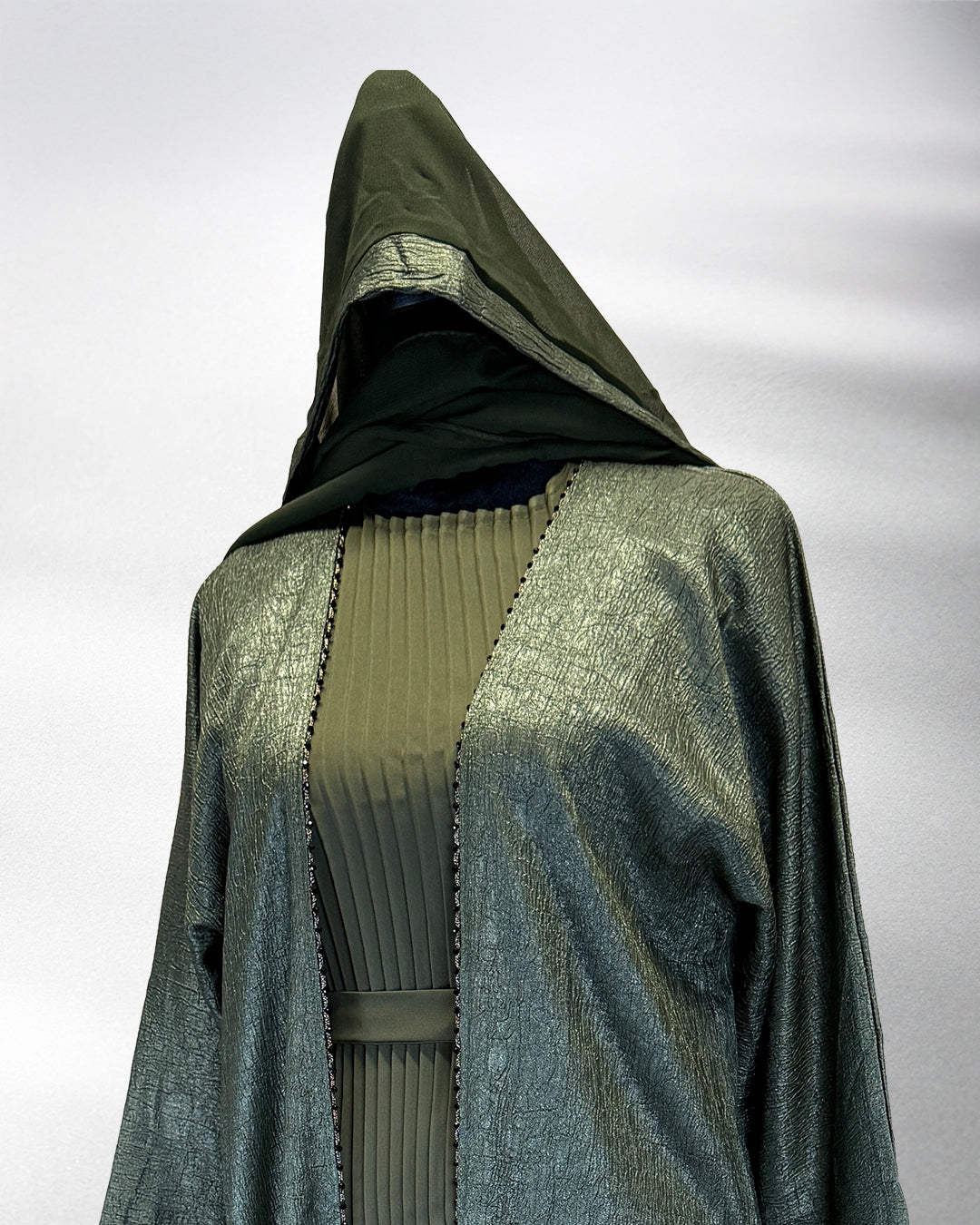 Aaliya Luxe Abaya – Green