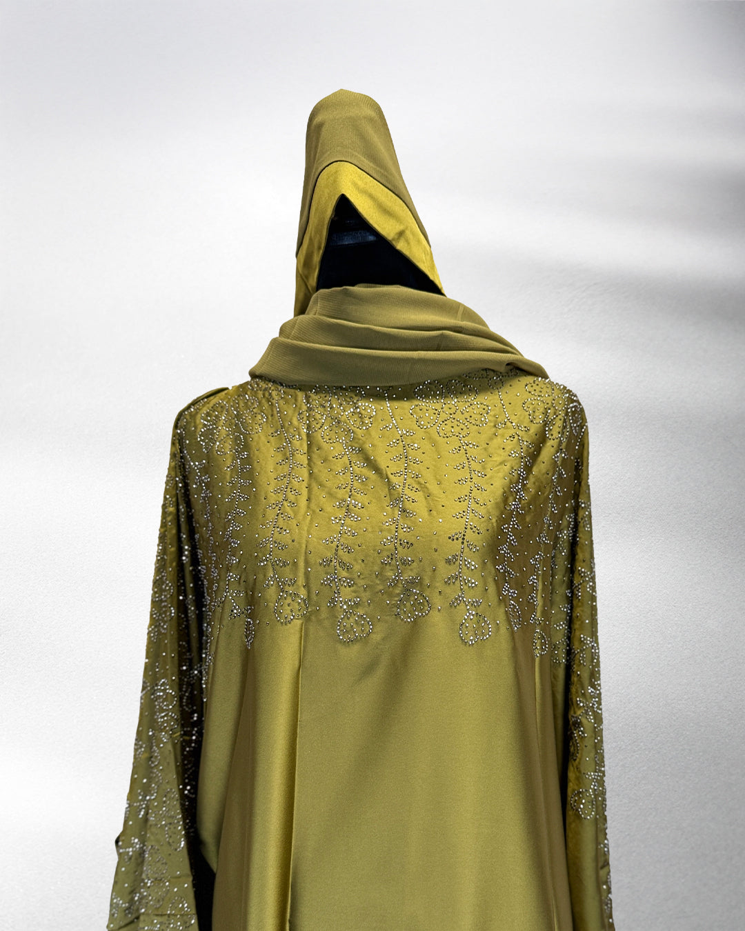 Golden Glow Butterfly Abaya