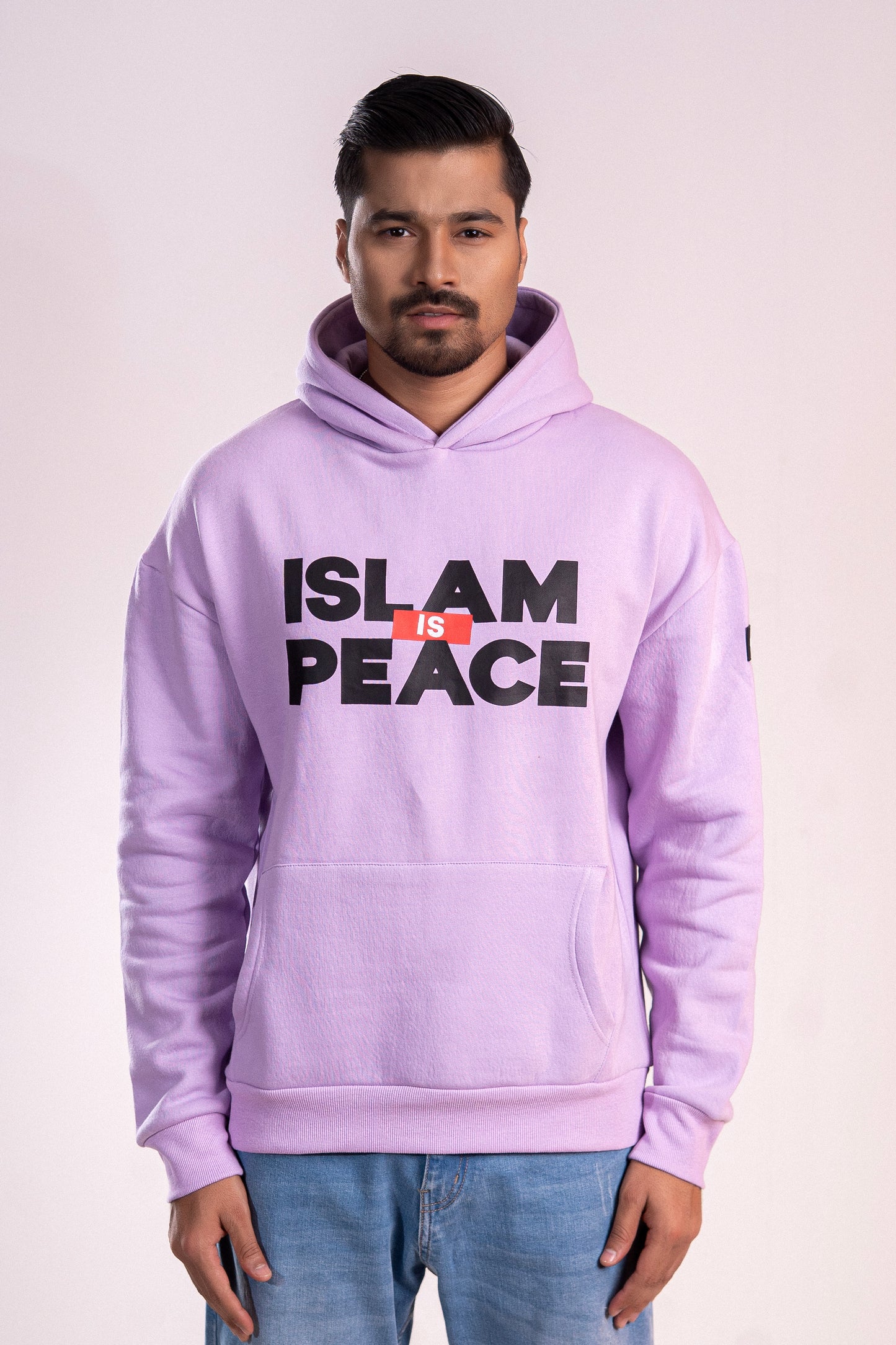 Levender “Islam Is Peace” Islamic Hoodie – Unisex