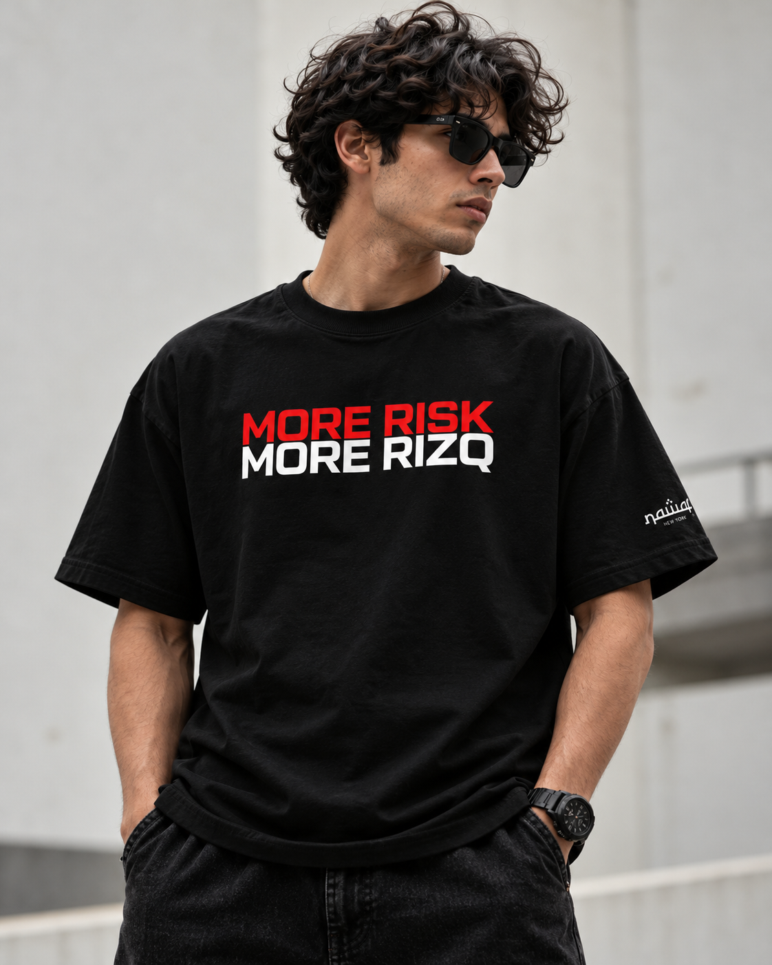 More Risk More RIzk Oversized Cotton T-Shirt